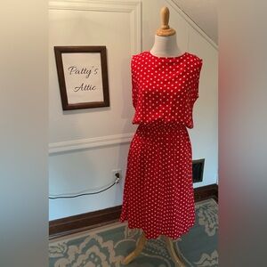❤️ Vintage Polka Dot Dress